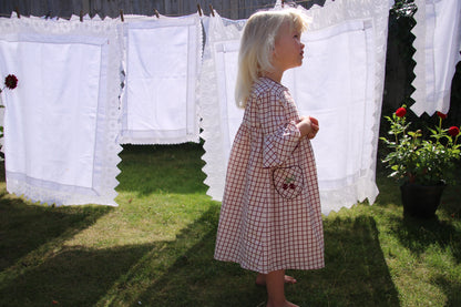 Organic Cotton Wild Cherry Pocket Dress