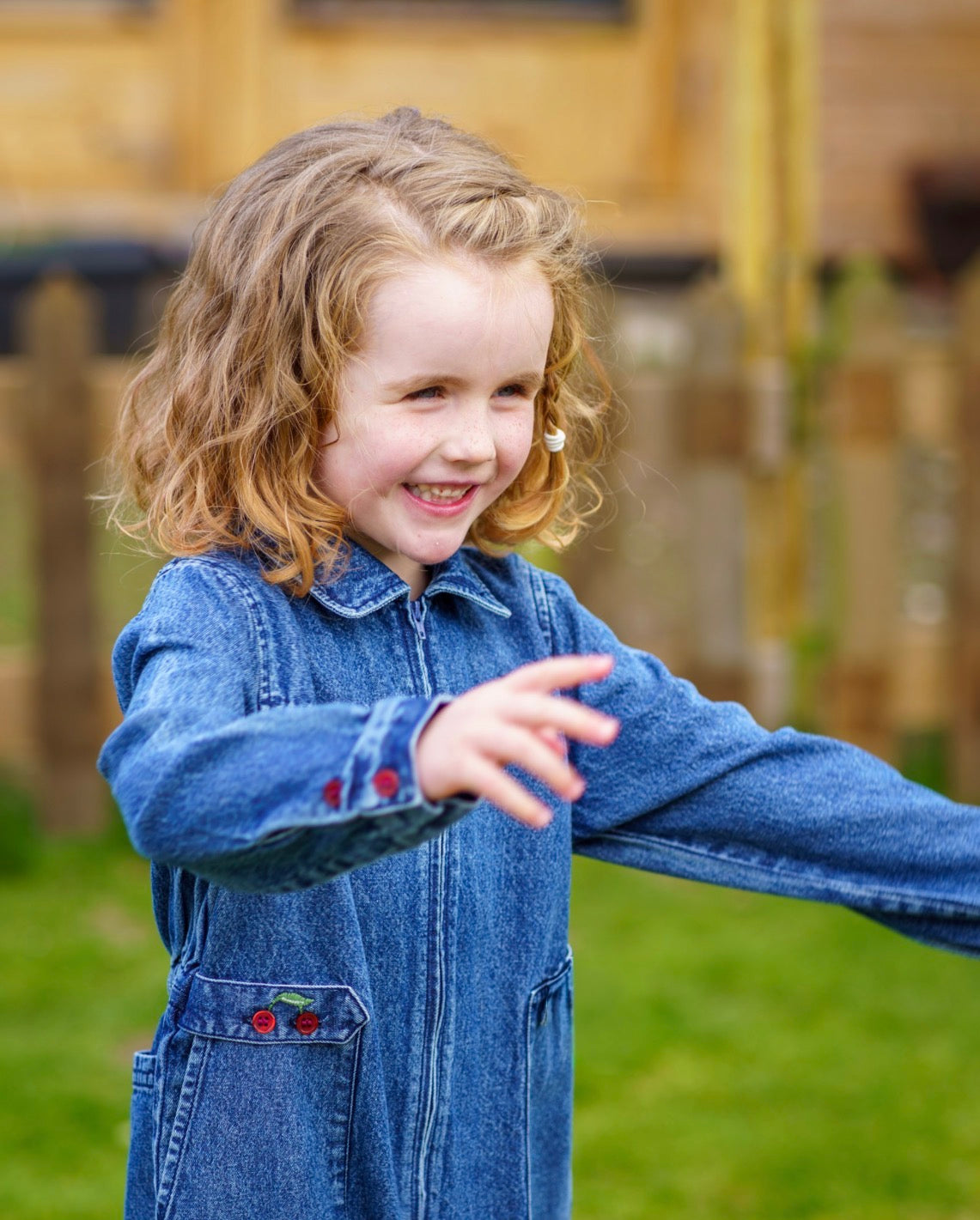 Wild Cherry Vintage Denim Boiler Suit