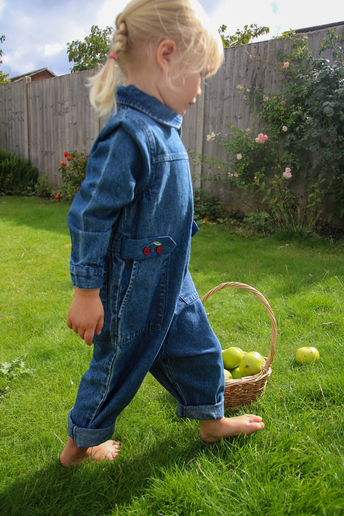 Wild Cherry Vintage Denim Boiler Suit