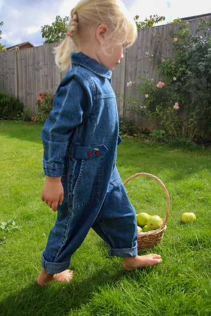 Wild Cherry Vintage Denim Boiler Suit