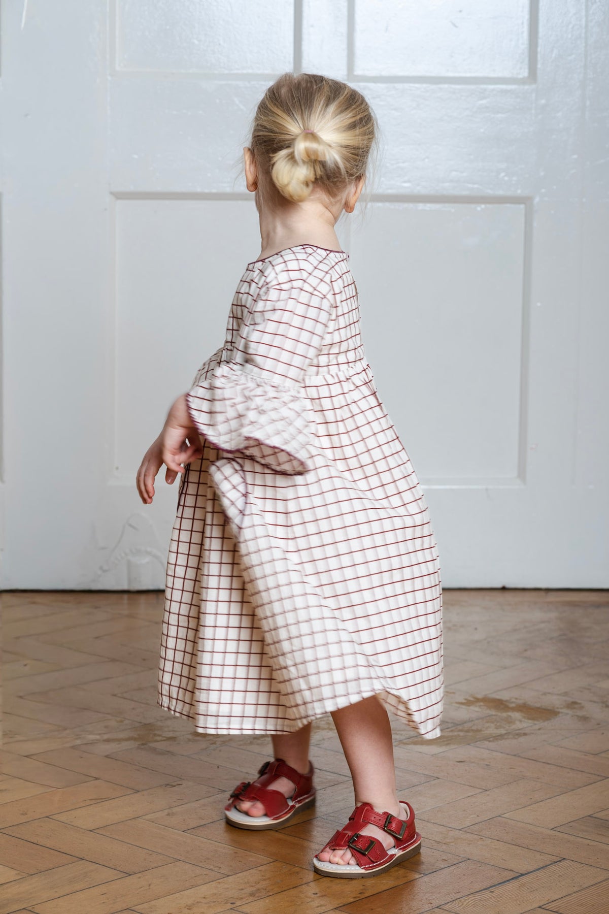 Organic Cotton Wild Cherry Pocket Dress