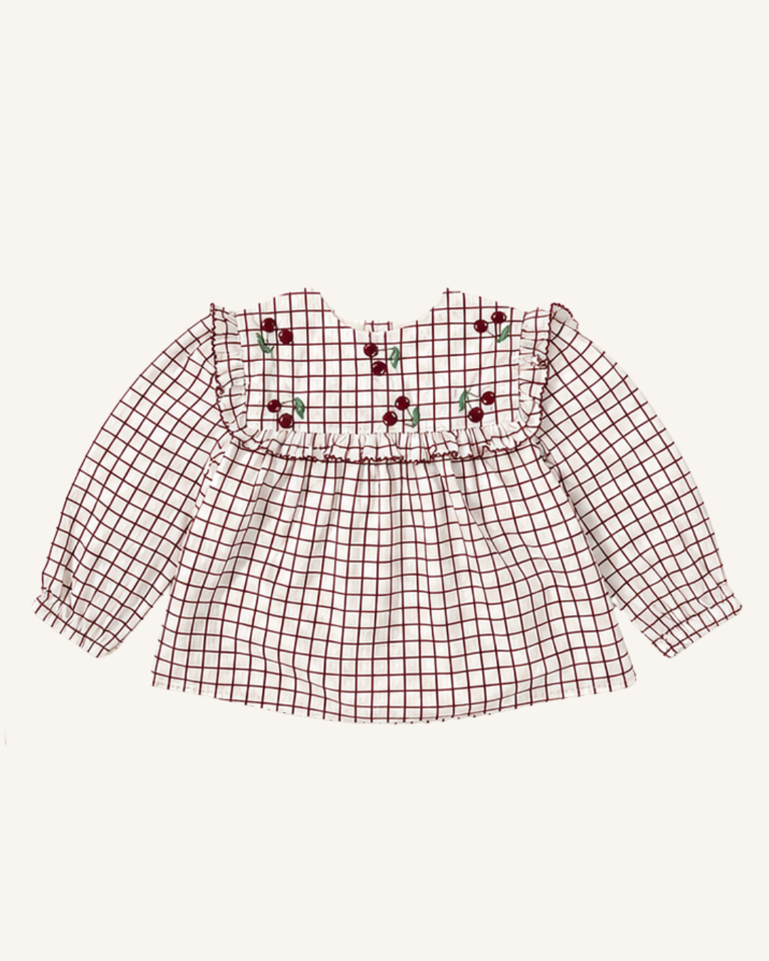 childrens_organic_cotton_puff_sleeve_blouse_cherry_print