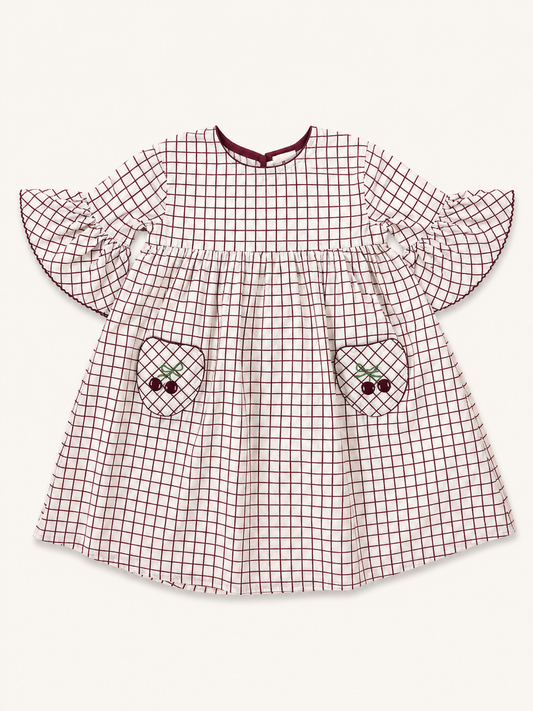 girls organic cotton flowy frolicking dress